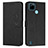 Custodia Portafoglio In Pelle Cover con Supporto Y03X per Realme C21Y Nero