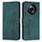 Custodia Portafoglio In Pelle Cover con Supporto Y03X per Realme Narzo 60 5G Verde