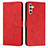 Custodia Portafoglio In Pelle Cover con Supporto Y03X per Samsung Galaxy A04s Rosso