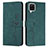 Custodia Portafoglio In Pelle Cover con Supporto Y03X per Samsung Galaxy A12 5G Verde