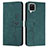 Custodia Portafoglio In Pelle Cover con Supporto Y03X per Samsung Galaxy A12 Nacho Verde