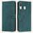 Custodia Portafoglio In Pelle Cover con Supporto Y03X per Samsung Galaxy A20 Verde