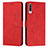 Custodia Portafoglio In Pelle Cover con Supporto Y03X per Samsung Galaxy A30S Rosso
