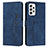 Custodia Portafoglio In Pelle Cover con Supporto Y03X per Samsung Galaxy A32 4G Blu