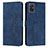 Custodia Portafoglio In Pelle Cover con Supporto Y03X per Samsung Galaxy A51 5G Blu