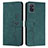 Custodia Portafoglio In Pelle Cover con Supporto Y03X per Samsung Galaxy A51 5G Verde