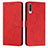 Custodia Portafoglio In Pelle Cover con Supporto Y03X per Samsung Galaxy A70S Rosso