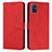 Custodia Portafoglio In Pelle Cover con Supporto Y03X per Samsung Galaxy M40S Rosso