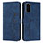 Custodia Portafoglio In Pelle Cover con Supporto Y03X per Samsung Galaxy S20 Blu