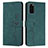 Custodia Portafoglio In Pelle Cover con Supporto Y03X per Samsung Galaxy S20 Verde