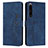 Custodia Portafoglio In Pelle Cover con Supporto Y03X per Sony Xperia 1 IV SO-51C Blu