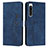 Custodia Portafoglio In Pelle Cover con Supporto Y03X per Sony Xperia 5 IV Blu