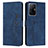 Custodia Portafoglio In Pelle Cover con Supporto Y03X per Xiaomi Mi 11T 5G Blu