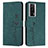 Custodia Portafoglio In Pelle Cover con Supporto Y03X per Xiaomi Poco F5 Pro 5G Verde