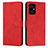 Custodia Portafoglio In Pelle Cover con Supporto Y03X per Xiaomi Poco M4 5G Rosso
