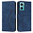 Custodia Portafoglio In Pelle Cover con Supporto Y03X per Xiaomi Redmi 10 5G Blu