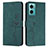 Custodia Portafoglio In Pelle Cover con Supporto Y03X per Xiaomi Redmi 10 5G Verde