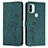 Custodia Portafoglio In Pelle Cover con Supporto Y03X per Xiaomi Redmi A1 Plus Verde