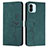 Custodia Portafoglio In Pelle Cover con Supporto Y03X per Xiaomi Redmi A1 Verde