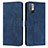 Custodia Portafoglio In Pelle Cover con Supporto Y03X per Xiaomi Redmi Note 10 5G Blu