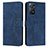 Custodia Portafoglio In Pelle Cover con Supporto Y03X per Xiaomi Redmi Note 11 Pro 4G Blu