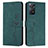 Custodia Portafoglio In Pelle Cover con Supporto Y03X per Xiaomi Redmi Note 11 Pro 4G Verde