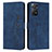 Custodia Portafoglio In Pelle Cover con Supporto Y03X per Xiaomi Redmi Note 11 Pro 5G Blu