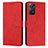 Custodia Portafoglio In Pelle Cover con Supporto Y03X per Xiaomi Redmi Note 11 Pro 5G Rosso
