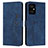 Custodia Portafoglio In Pelle Cover con Supporto Y03X per Xiaomi Redmi Note 11R 5G Blu