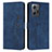 Custodia Portafoglio In Pelle Cover con Supporto Y03X per Xiaomi Redmi Note 12 4G Blu