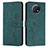 Custodia Portafoglio In Pelle Cover con Supporto Y03X per Xiaomi Redmi Note 9 5G Verde