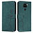 Custodia Portafoglio In Pelle Cover con Supporto Y03X per Xiaomi Redmi Note 9 Verde