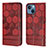 Custodia Portafoglio In Pelle Cover con Supporto Y04B per Apple iPhone 13