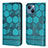 Custodia Portafoglio In Pelle Cover con Supporto Y04B per Apple iPhone 15 Plus