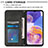 Custodia Portafoglio In Pelle Cover con Supporto Y04B per Samsung Galaxy A23 4G