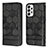 Custodia Portafoglio In Pelle Cover con Supporto Y04B per Samsung Galaxy A33 5G Nero