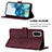 Custodia Portafoglio In Pelle Cover con Supporto Y04B per Samsung Galaxy S20