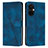 Custodia Portafoglio In Pelle Cover con Supporto Y04X per Oppo K11x 5G Blu