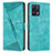 Custodia Portafoglio In Pelle Cover con Supporto Y04X per Realme 9 5G Verde