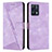 Custodia Portafoglio In Pelle Cover con Supporto Y04X per Realme 9 5G Viola