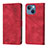 Custodia Portafoglio In Pelle Cover con Supporto Y05B per Apple iPhone 14 Rosso