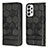 Custodia Portafoglio In Pelle Cover con Supporto Y05B per Samsung Galaxy A53 5G Nero