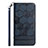 Custodia Portafoglio In Pelle Cover con Supporto Y06B per Samsung Galaxy S20 FE 4G Blu