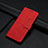 Custodia Portafoglio In Pelle Cover con Supporto Y06X per Realme V50 5G Rosso