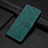 Custodia Portafoglio In Pelle Cover con Supporto Y06X per Xiaomi Mi 12 Lite NE 5G Verde