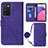 Custodia Portafoglio In Pelle Cover con Supporto Y07B per Samsung Galaxy M02s Viola