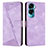 Custodia Portafoglio In Pelle Cover con Supporto Y07X per Huawei Honor 90 Lite 5G Viola