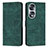 Custodia Portafoglio In Pelle Cover con Supporto Y07X per Huawei Honor X7b Verde