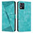 Custodia Portafoglio In Pelle Cover con Supporto Y07X per Motorola Moto E13 Verde