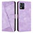 Custodia Portafoglio In Pelle Cover con Supporto Y07X per Motorola Moto E13 Viola